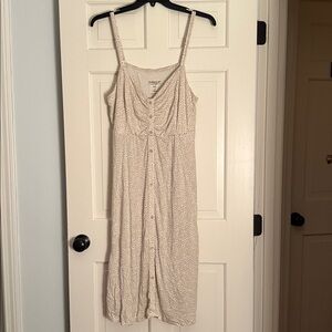 Torrid Cream and Teal Floral Knit Maxi Dress